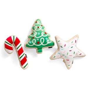 Cynthia Rowley 3 pk 18 x 18 Shaped Sugar Cookie Pillows New